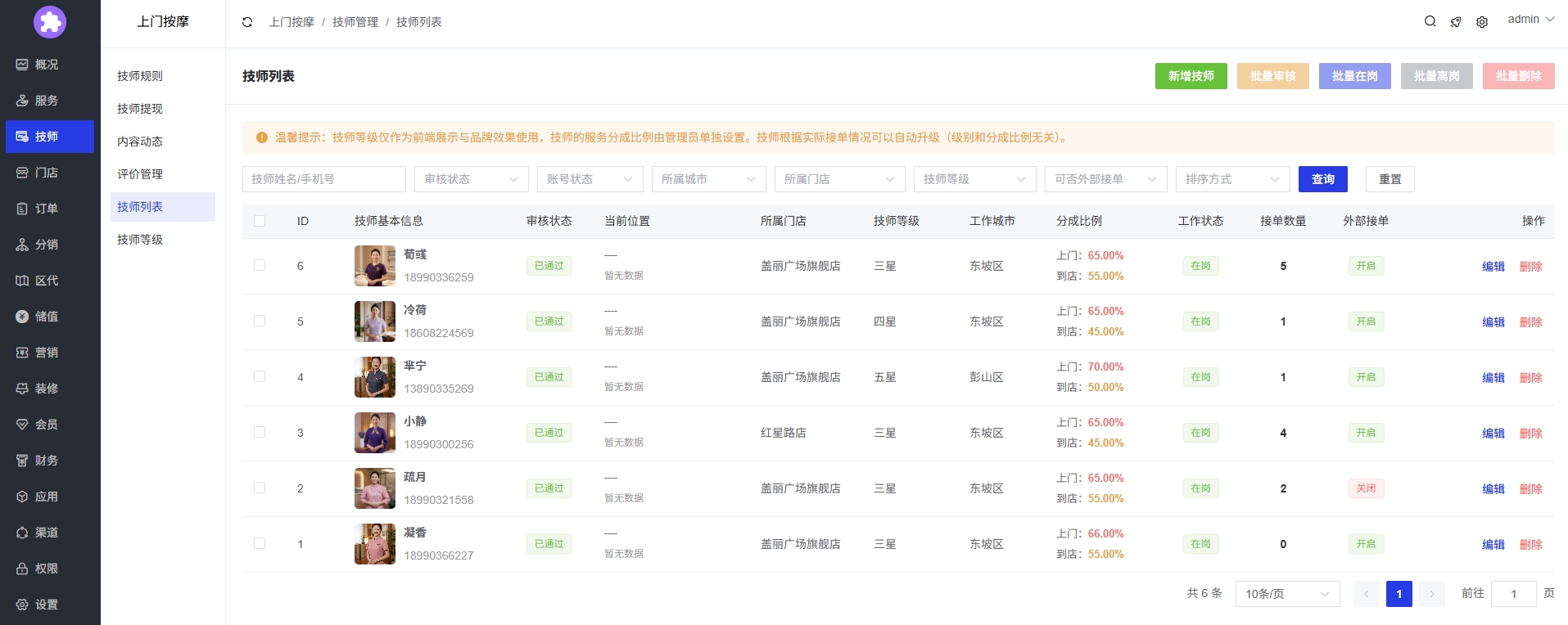 图片[7]-自研开发“上门按摩”、“上门做饭”系统，完美支持H5、微信小程序、APP多端合一，功能强悍-共赢源码