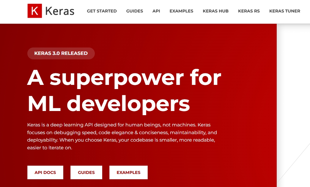 统一多后端的极简神经网络 API：Keras 3 ，支持 JAX、TensorFlow、PyTorch 和 OpenVINO-共赢源码