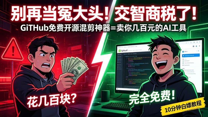 MoneyPrinterTurbo,花大几百去买“AI混剪智能体”,底层竟是GitHub免费开源软件?今天带你白嫖到底-共赢源码