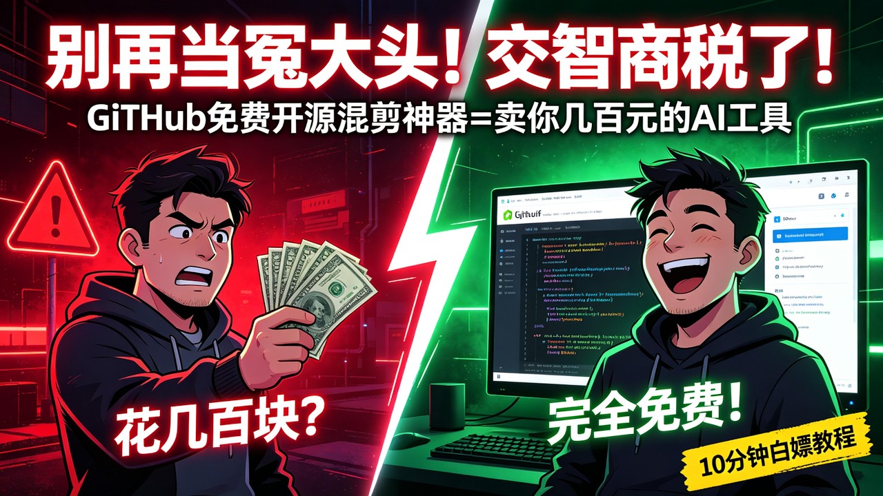 MoneyPrinterTurbo，花大几百去买“AI混剪智能体”，底层竟是GitHub免费开源软件？今天带你白嫖到底-共赢源码